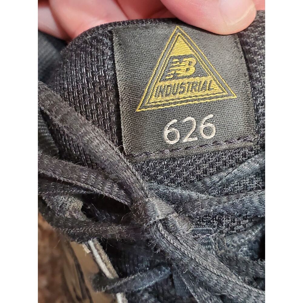 New Balance 626 Industrial Work Shoes Mens 8.5 Black Slip Resistant Leather Walk - Picture 5 of 10